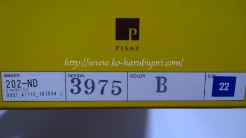 PISAZ（ピサ）の靴「3975」の写真