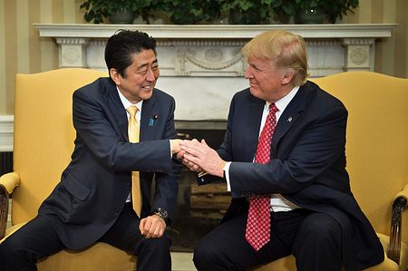 安倍首相 日米首脳会談 トランプ大統領 尖閣 日米安保条約 TPP FTA TPP2