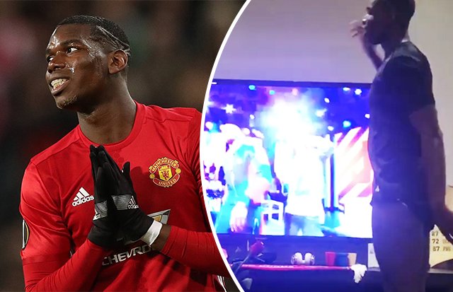 So Paul Pogba is injured but can dance in front of his telly and post it on instagram