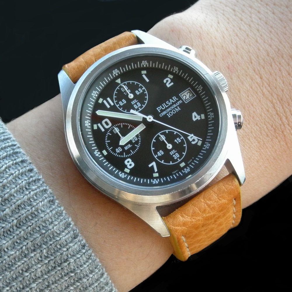 SEIKO PULSAR PM3129X1 セイコー パルサーミリタリー 腕時計 - 時計