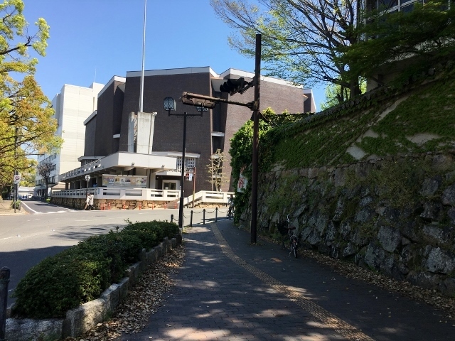 岡山城　二の丸の石垣