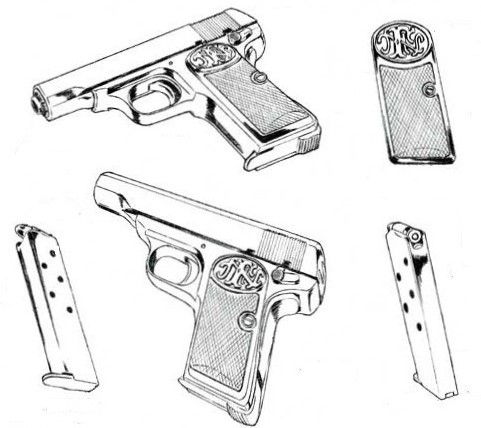 Ｌ３雑録 峰不二子の銃 【FN Browning Model 1910】