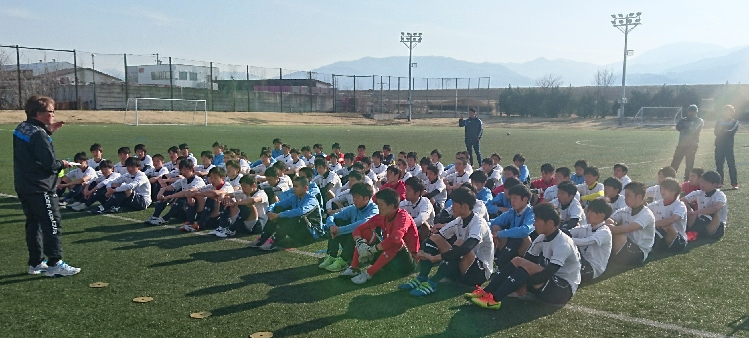 松本国際高等学校 サッカー部 新年度 スタートミーティング