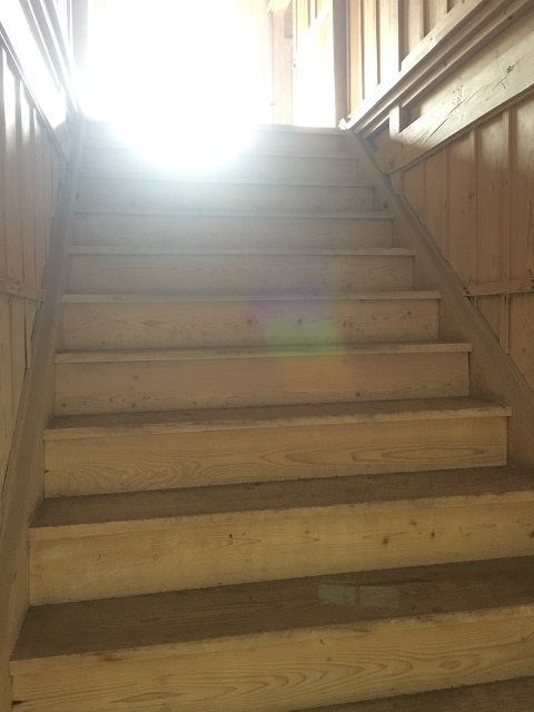 新庄市エコロジーガーデン 「原蚕の杜」 階段