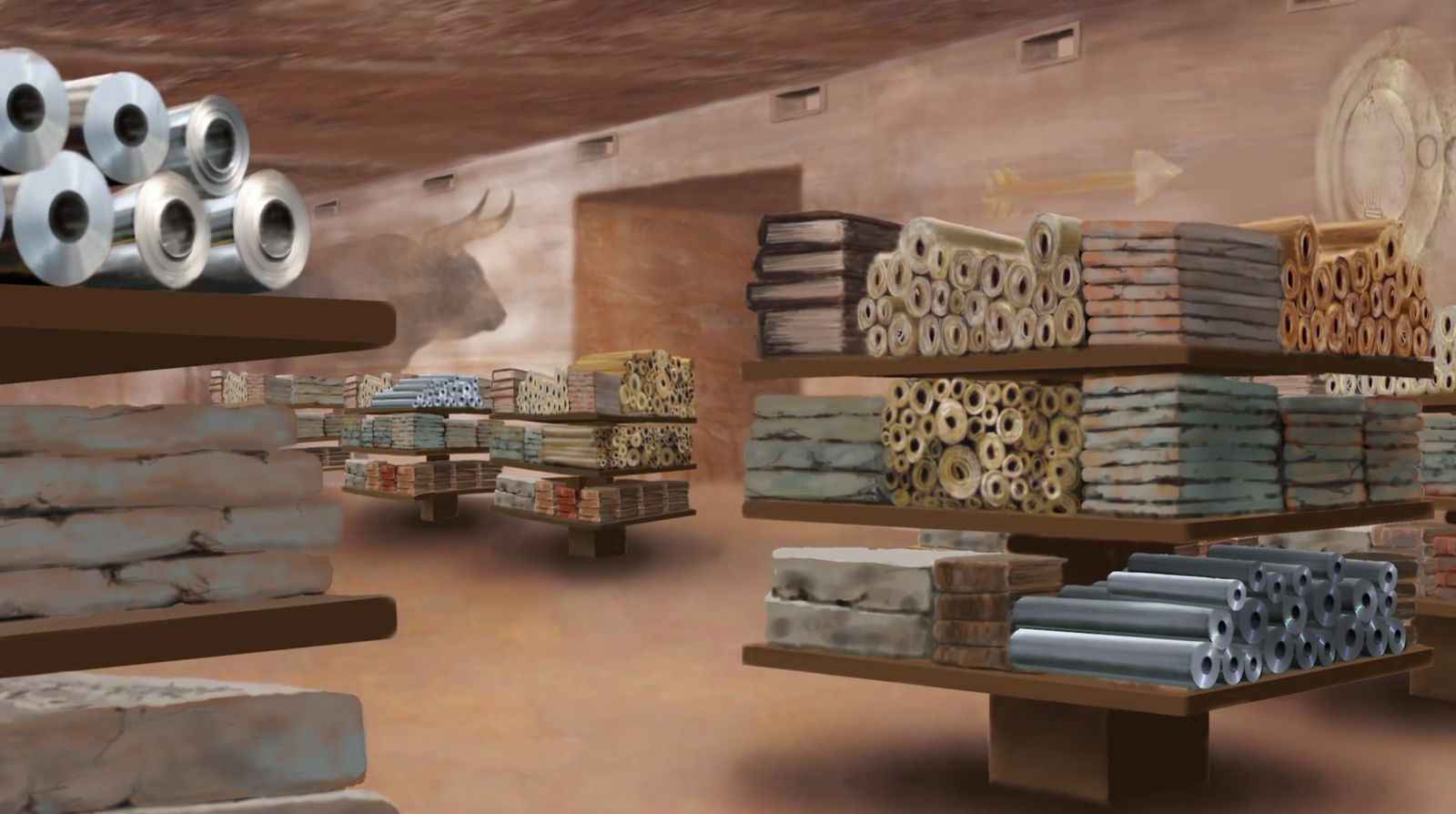 16_Room_with_scrolls_books_records.jpg