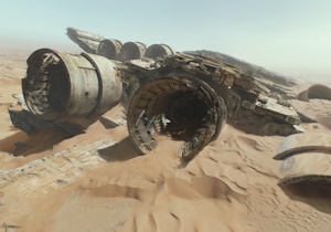 宇宙船廃墟のイメージ