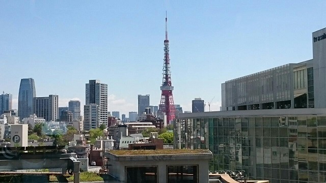 六本木ヒルズ４Fより東京タワー